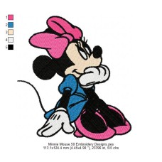 Minnie Mouse 50 Embroidery Designs